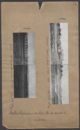 Ballonaufnahmen aus dem Artois: Gelände südlich Beaurains, 05.02.1916 (zweiteilig)