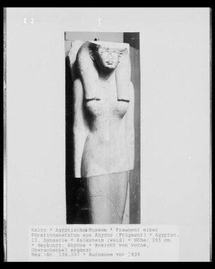 Fragment einer Fürstinnenstatue aus Abydos