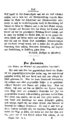 Das Kartenlesen : (ein Beitrag zur Methodik des geographischen Unterrichts)