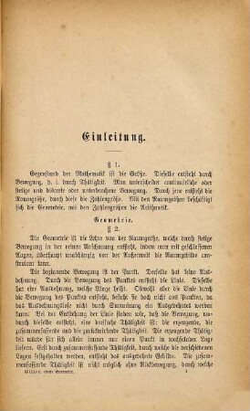 Lehrbuch der ebenen Geometrie für höhere Lehranstalten