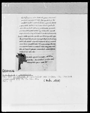 Epistolar: Textseite mit Initiale P