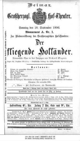 Der fliegende Holländer