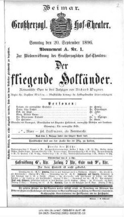 Der fliegende Holländer