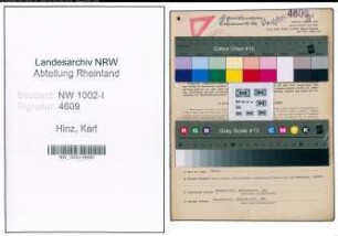 Entnazifizierung Karl Hinz, geb. 31.08.1892 (Werkmeister)