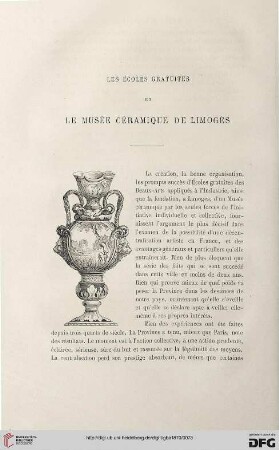 2. Pér. 3.1870: Les écoles gratuites et le Musée céramique de Limoges