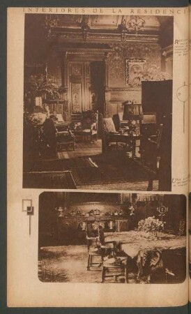 Interiores de la residencia del señor Teodoro de Bary