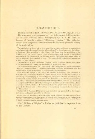 Explanatory note