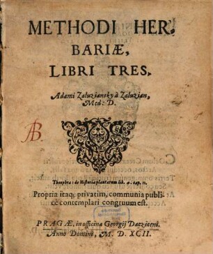 Methodi herbariæ libri tres