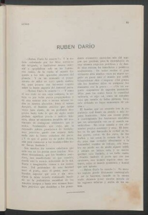 Rubén Darío
