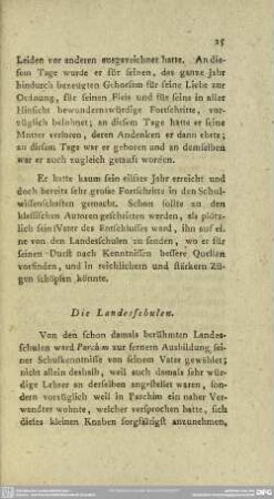 Die Landesschulen