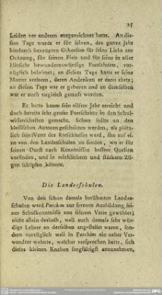 Die Landesschulen