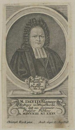 Bildnis des David Algöwer