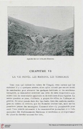 Chapitre VI: La vie privée, les Maisons, les Tombeaux