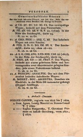 Münzen und Medaillen der weltlichen Fürsten und Herren aus dem Mittelalter und der neuern Zeit, 1