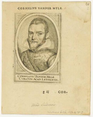 Bildnis des Cornelius Uander Myle