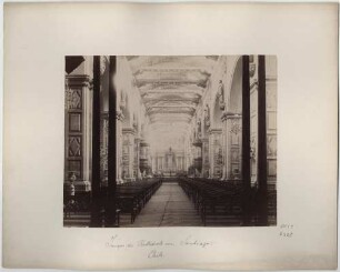 Innenaufnahme der Kathedrale von Santiago
