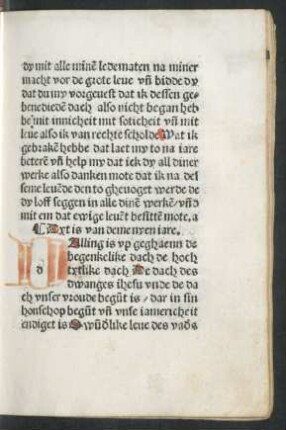 Dyt is van deme nyen iare.