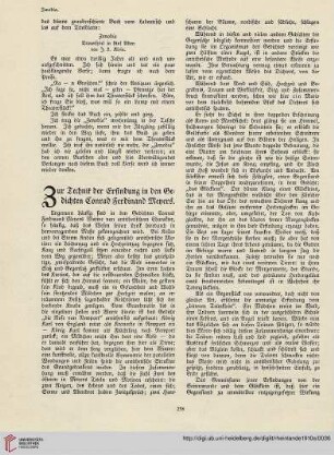 20: Zur Technik der Erfindung in den Gedichten Conrad Ferdinand Meyer