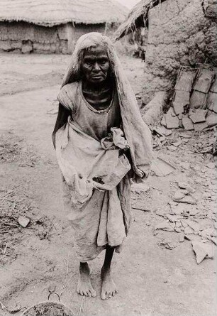Dorfbewohnerin in Bihar