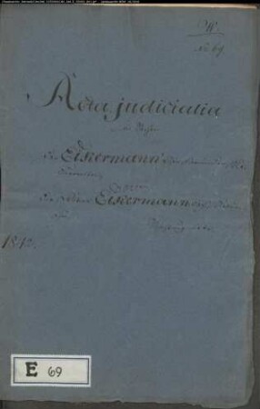 Eickermann zu Haustenbeck, Vormunde gegen Witwe Eickermann - Schichtung