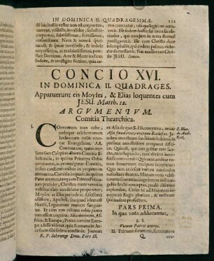 121-129, Concio XVI. in dominica II. quadragesimae