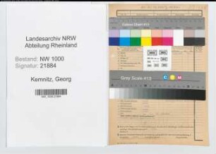 Entnazifizierung Georg Kemnitz, geb. 23.11.1887 (Rechtsanwalt)