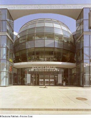 Dresden-Altstadt, Wiener Platz 10. Kugelhaus (2004-2005, S. Langner v. Hatzfeld)