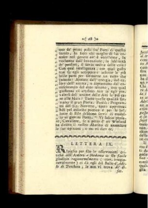 Lettera IX.