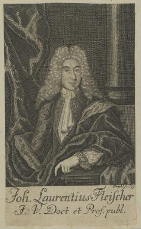 Bildnis des Johann Laurentius Fleischer