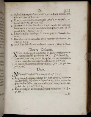 Dies [ - ] Domus, Domesticus.