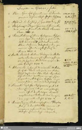 2) Doupletten der Schulbibliothek zu Zwickau. 18. Jahrh.