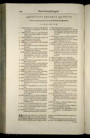 Articulus Decimus Quintus. - Articulus Decimus Sextus.
