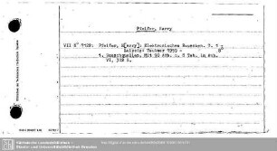 Pfeifer, Harry