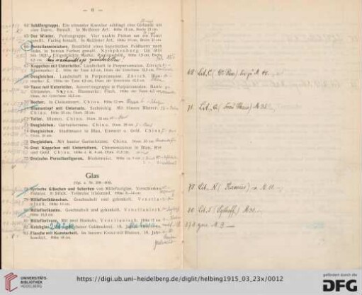 Glas (Nr. 78-91)