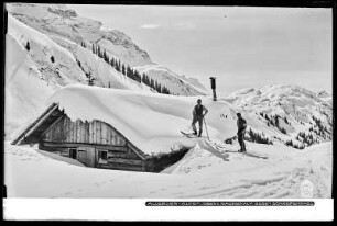 Allgäuer Alpen, Obere Rappenalm gegen Schrofenpass