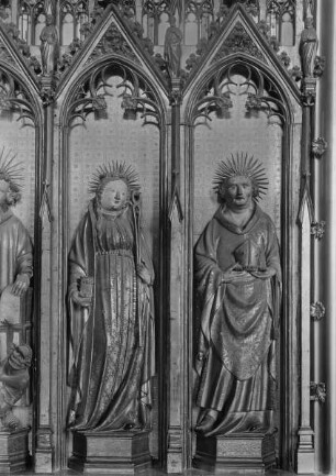 Altar der Heiligen und Märtyrer — Heiligenfiguren