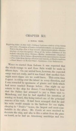 Chapter XII. A royal visit