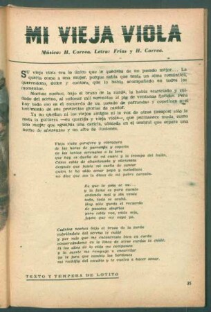 Mi vieja viola