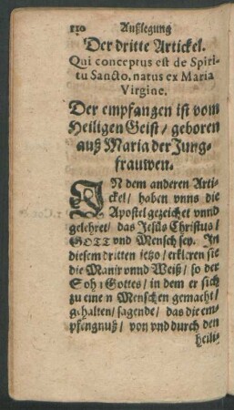 Der dritte Artickel.