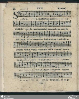 XVII. Spes mea Christe Deus; SWV 69