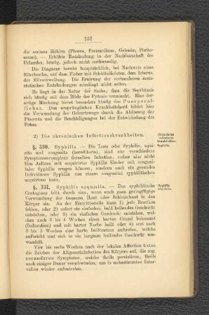 2) Die chronischen Infectionskrankheiten.