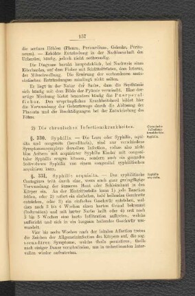 2) Die chronischen Infectionskrankheiten.