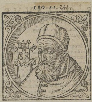 Bildnis von Papst Leo XI.