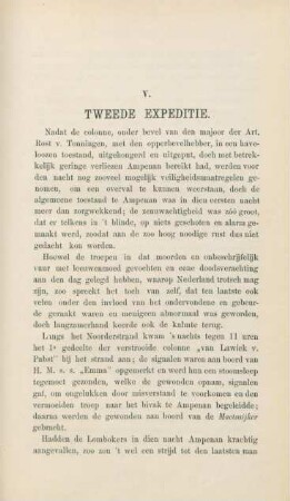 V. Tweede expeditie
