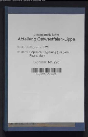 Rekurse in Ablösungssachen: Amt Horn