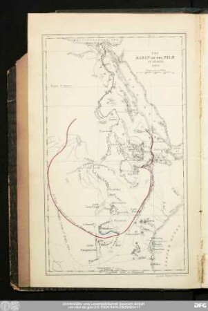 The Basin Of The Nile By Dr. Beke 1864.