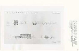 Generalkonsulat, Berlin-Tiergarten (Diplomarbeit bei Kurt Dübbers): Schnitte 1:200
