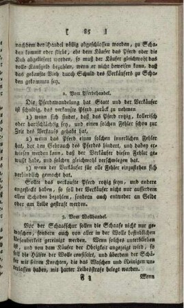 2. Vom Pferdehandel.