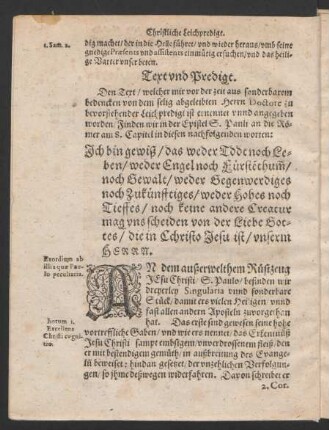 Text und Predigt.