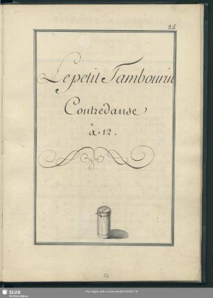 Le petit tambourin